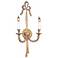 Bow and Tassel 21" High Two Light Wall Sconce