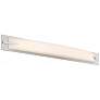 Bow LED 43 in.; Vanity Fixture; Brushed Nickel Finish