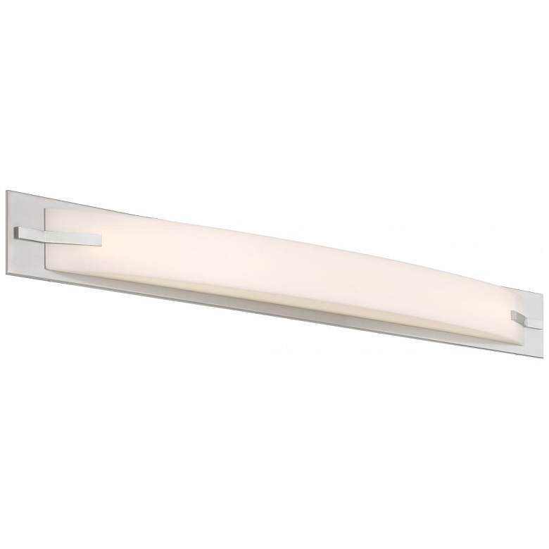 Image 1 Bow LED 43 in.; Vanity Fixture; Brushed Nickel Finish