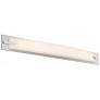 1_Bow LED 43 in.; Vanity Fixture; Brushed Nickel Finish