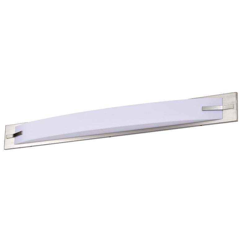 Image 3 Bow LED 43 in.; Vanity Fixture; Brushed Nickel Finish more views