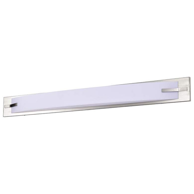 Image 4 Bow LED 43 in.; Vanity Fixture; Brushed Nickel Finish more views