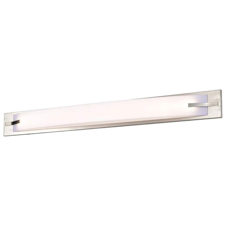 Image 5 Bow LED 43 in.; Vanity Fixture; Brushed Nickel Finish more views