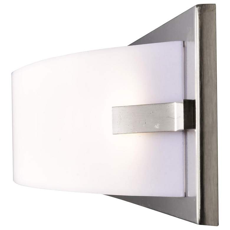 Image 7 Bow LED 43 in.; Vanity Fixture; Brushed Nickel Finish more views