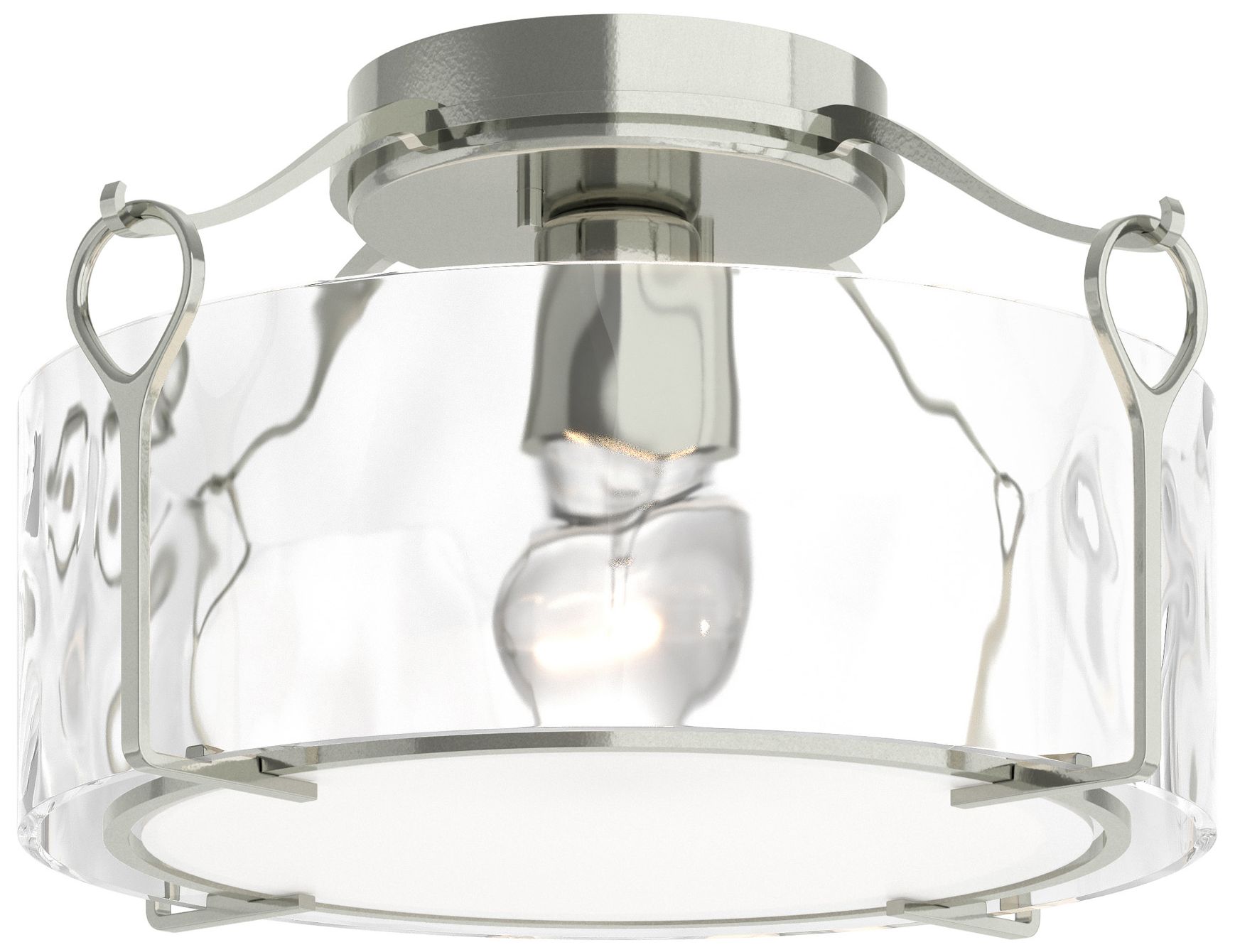 Bow Medium Semi-Flush - Sterling - Water Glass - Made to Order