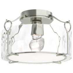 Bow Medium Semi-Flush - Sterling - Water Glass