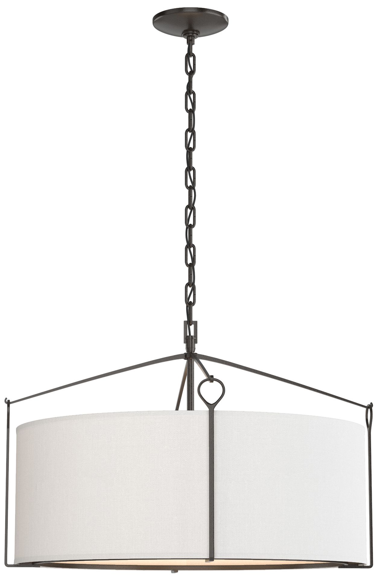 Bow Pendant - Oil Rubbed Bronze - Anna Shade