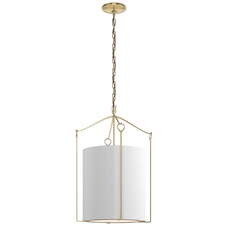 Image 1 Bow Tall Pendant - Modern Brass - Anna Shade