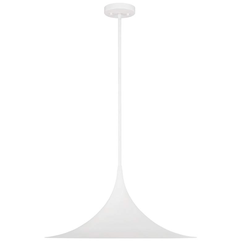 Image 3 Bowdin 1-Light Pendant in Bisque White more views