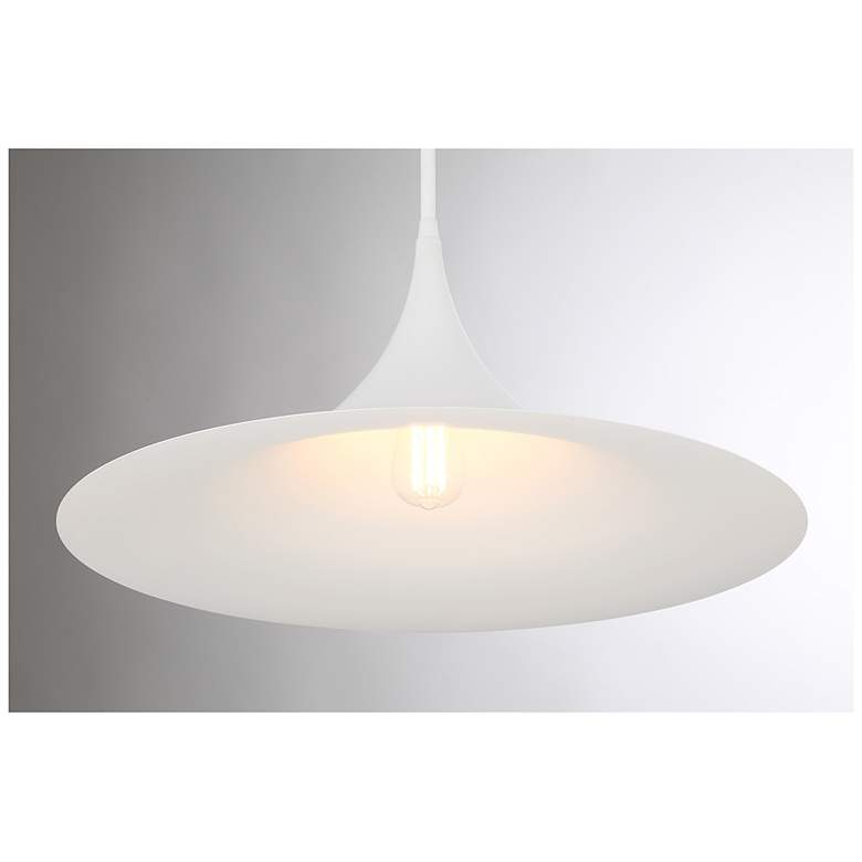 Image 5 Bowdin 1-Light Pendant in Bisque White more views