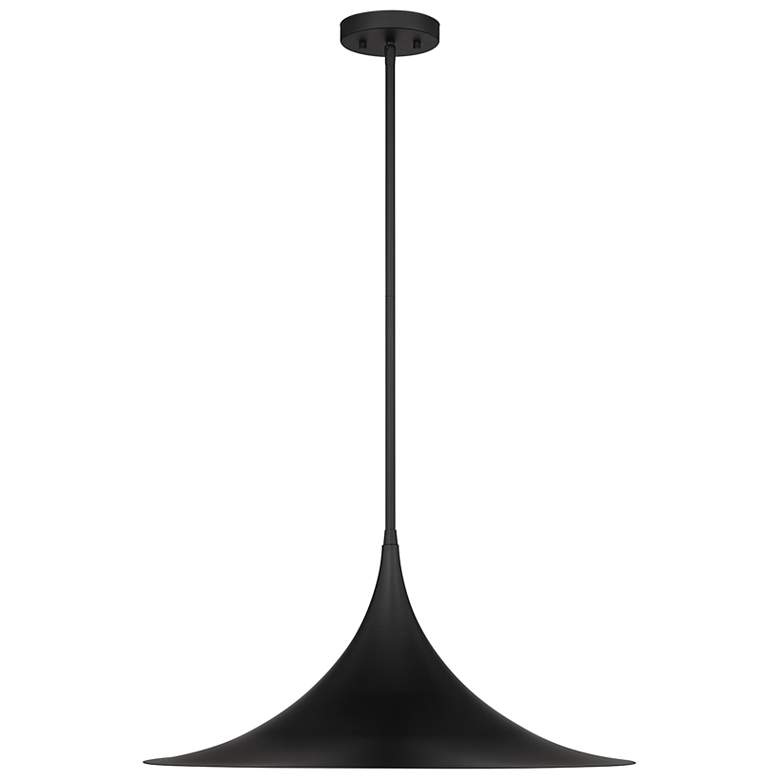 Image 3 Bowdin 1-Light Pendant in Matte Black more views