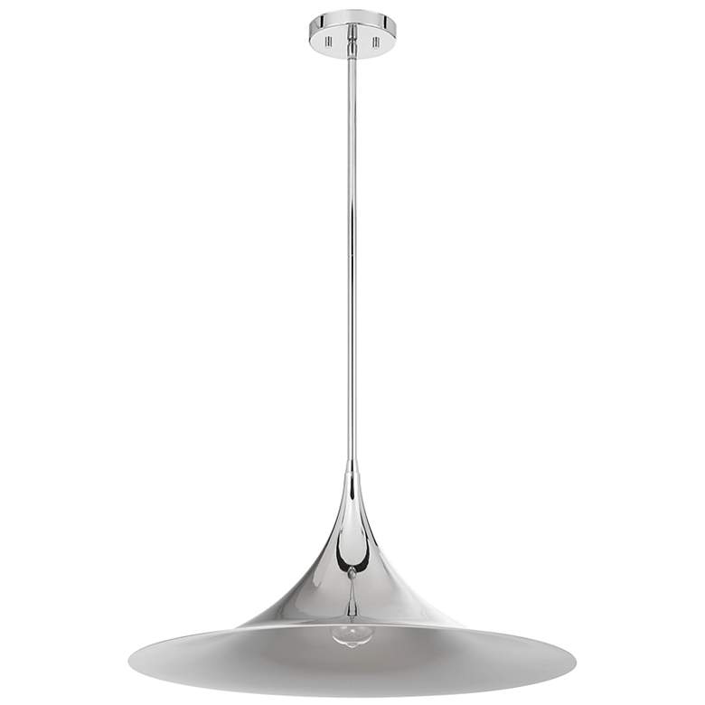 Image 2 Bowdin 1-Light Pendant in Polished Chrome more views