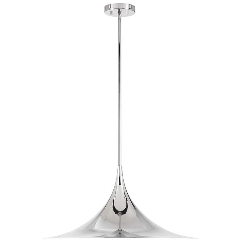 Image 3 Bowdin 1-Light Pendant in Polished Chrome more views