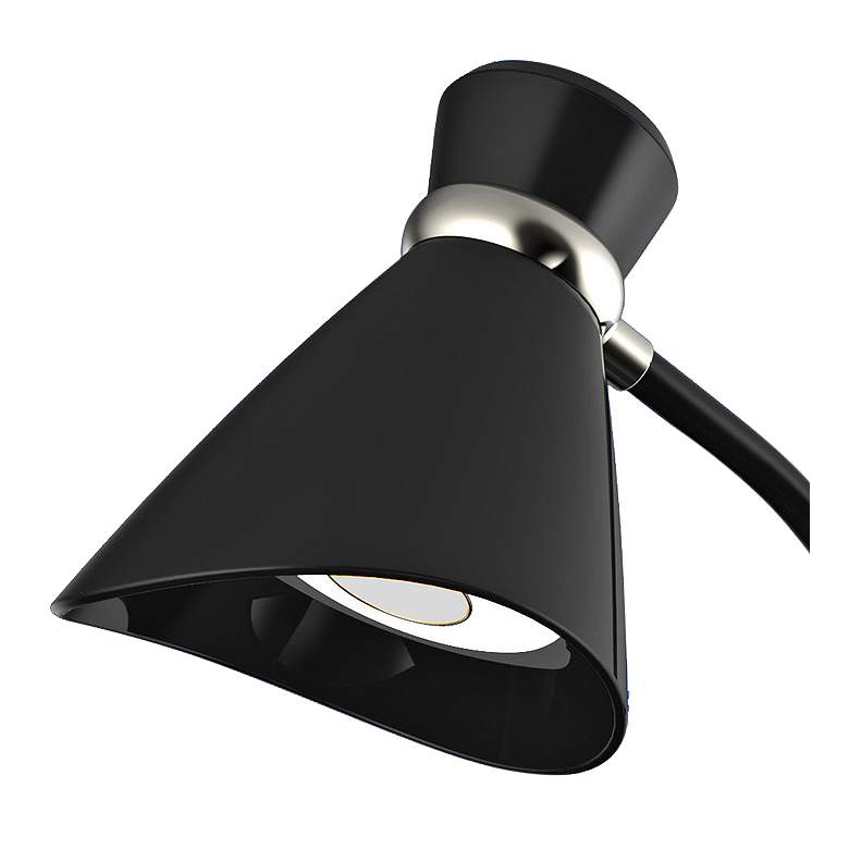 Image 3 Bowen 16" High LED Desk Lamp in Black with Touch Dimmer Control more views