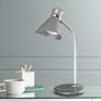 Bowen 16" High Modern Silver Touch Dimmer Control LED Desk Lamp