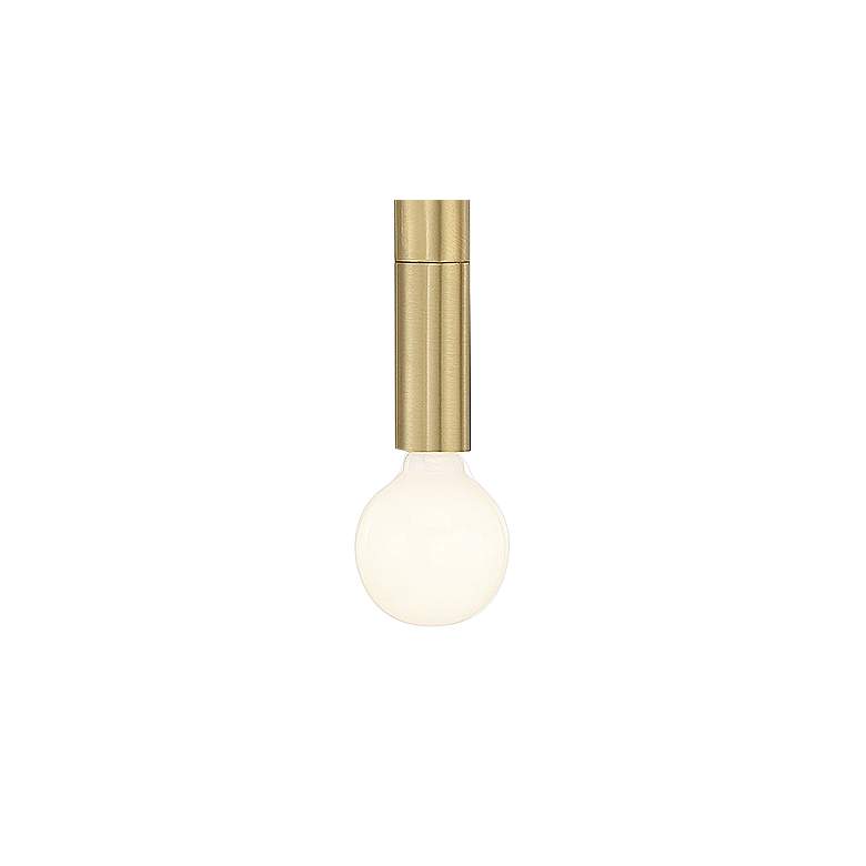 Image 2 Bowen 9 1/4" High Natural Brass 2-Light ADA Wall Sconce more views