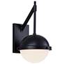 Bowery 14 3/4"H Matte Black LED Indoor/Outdoor Wall Sconce