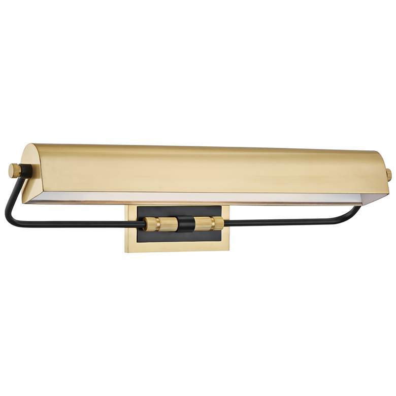 Image 1 Bowery 23 1/4 inch Wide Aged Old Bronze LED Picture Light