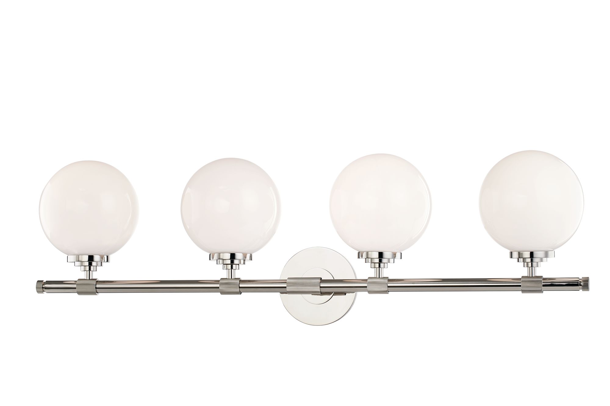 Image 3 Bowery 4 Light Bath Bracket Plshd Nckl more views