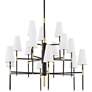 2_Bowery 48" Wide Aged Old Bronze 15-Light Chandelier