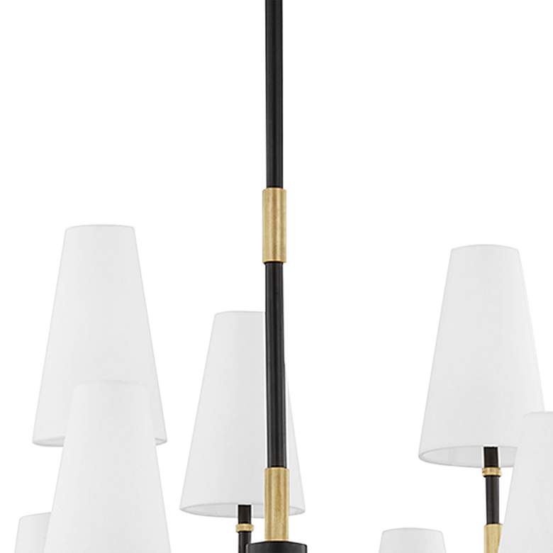 Image 4 Bowery 48" Wide Aged Old Bronze 15-Light Chandelier more views