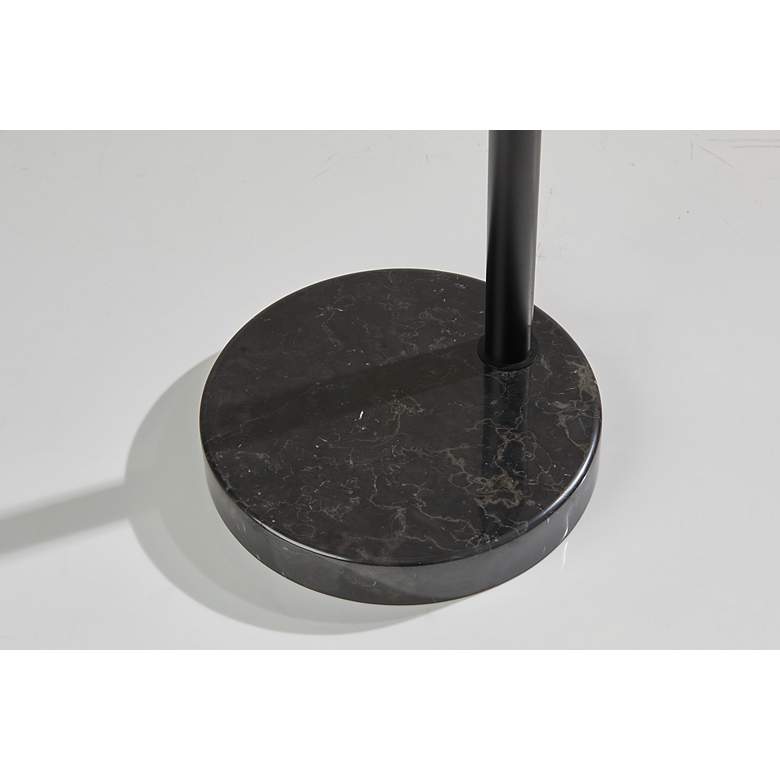 Image 7 Bowery Black Adjustable 3-Arm Arc Floor Lamp more views