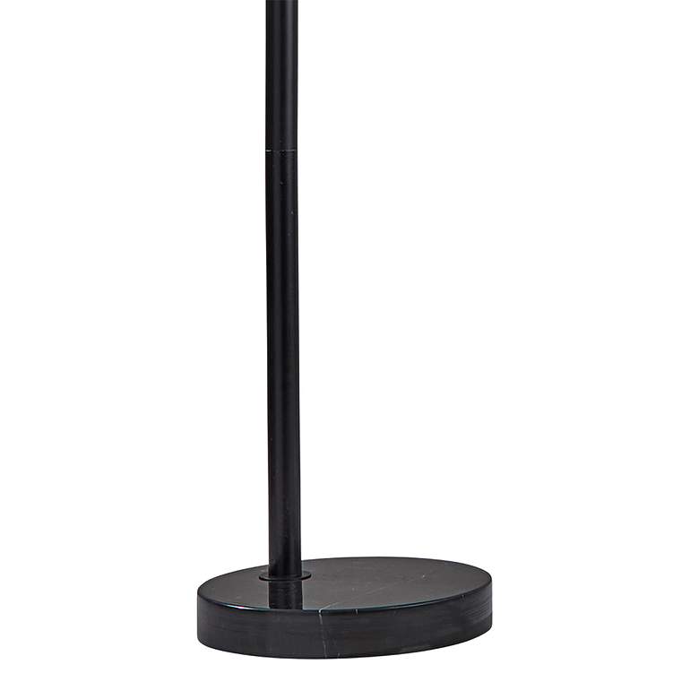 Image 4 Bowery Black Metal Arc Floor Lamp more views