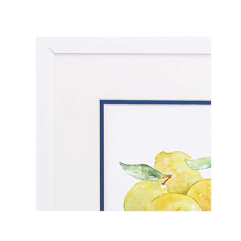 Image 4 Bowl of Lemons 16"H Rectangular 2-Piece Framed Wall Art Set more views