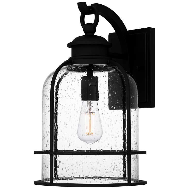 Image 2 Bowles 1-Light Earth Black Outdoor Wall Lantern