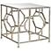 Bowles Silver Leaf Accent Table