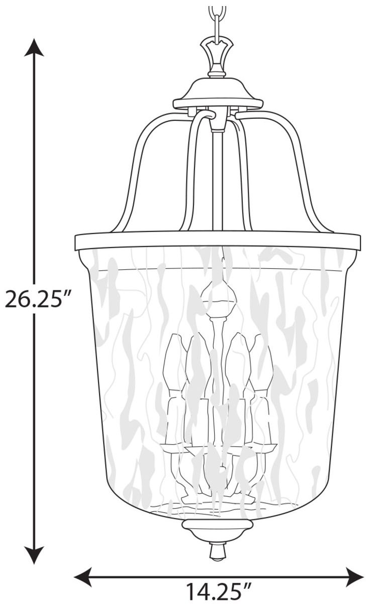 Image 4 Bowman Collection Four-Light Foyer Pendant more views