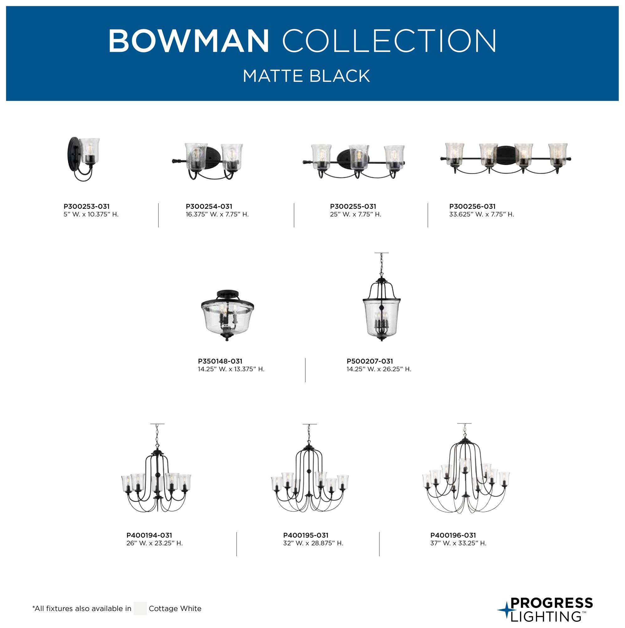 Image 5 Bowman Collection Four-Light Foyer Pendant more views