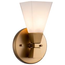 Bowtie 1 Light Bath Bar Laquered Gold