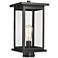 Bowton 15 3/4" High Powder-Coated Black Outdoor Post Light