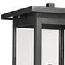 2_Bowton 15 3/4" High Powder-Coated Black Outdoor Post Light more views