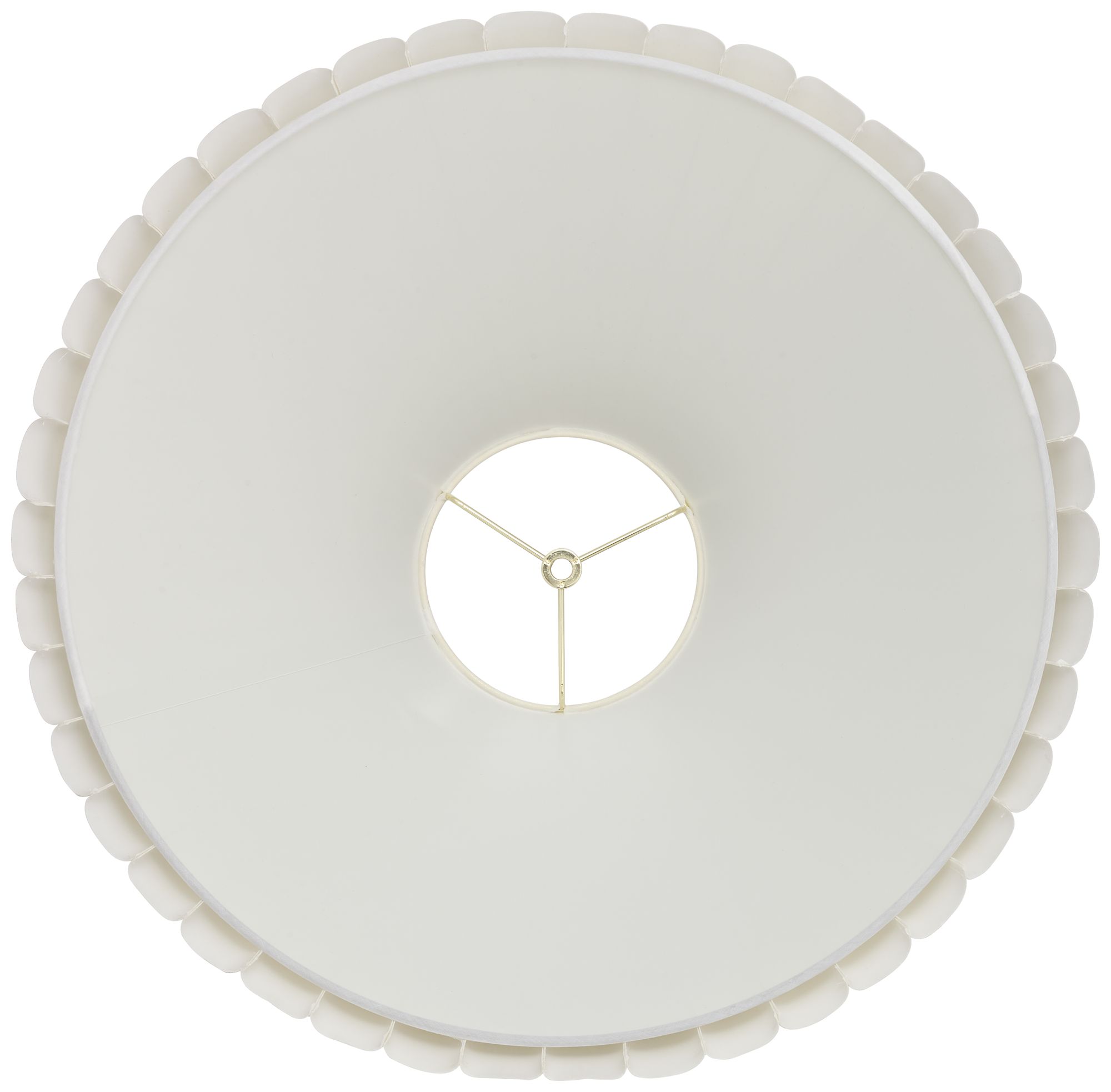 Box Pleat Lamp Shade by the Springcrest Collection 7x20.5x12.5 (Spider