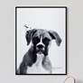 1_Boxer 24"x18" Rectangular Printed Glass Framed Wall Art