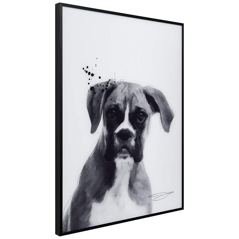 Image 5 Boxer 24"x18" Rectangular Printed Glass Framed Wall Art more views