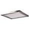 Boxer 9 1/2" Wide Brushed Steel LED Ceiling Light