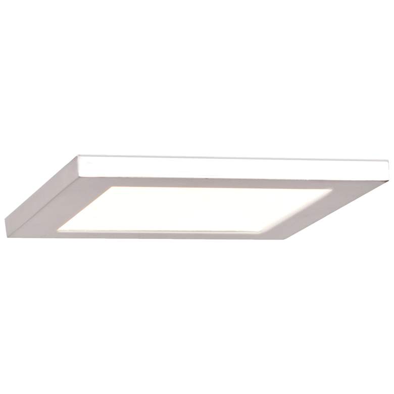 Image 1 Boxer - LED Square Flush Mount - Medium - White Finish - Acrylic Lens