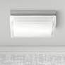 Boxie 9" Wide LED Frost Glass Ceiling Light