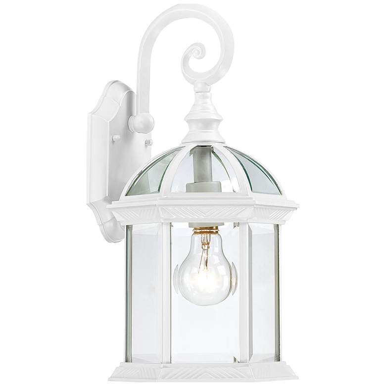 Image 1 Boxwood - 1 Light - 15 in. - Outdoor Wall with Clear Seed Glass
