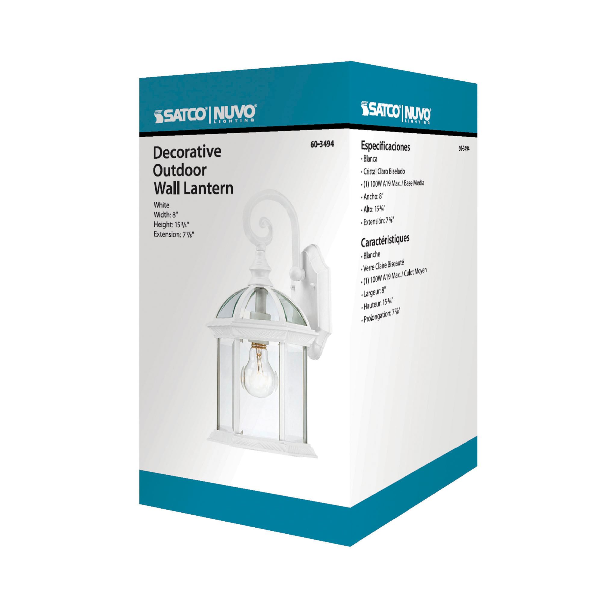 Image 4 Boxwood - 1 Light - 15 in. - Outdoor Wall with Clear Seed Glass more views