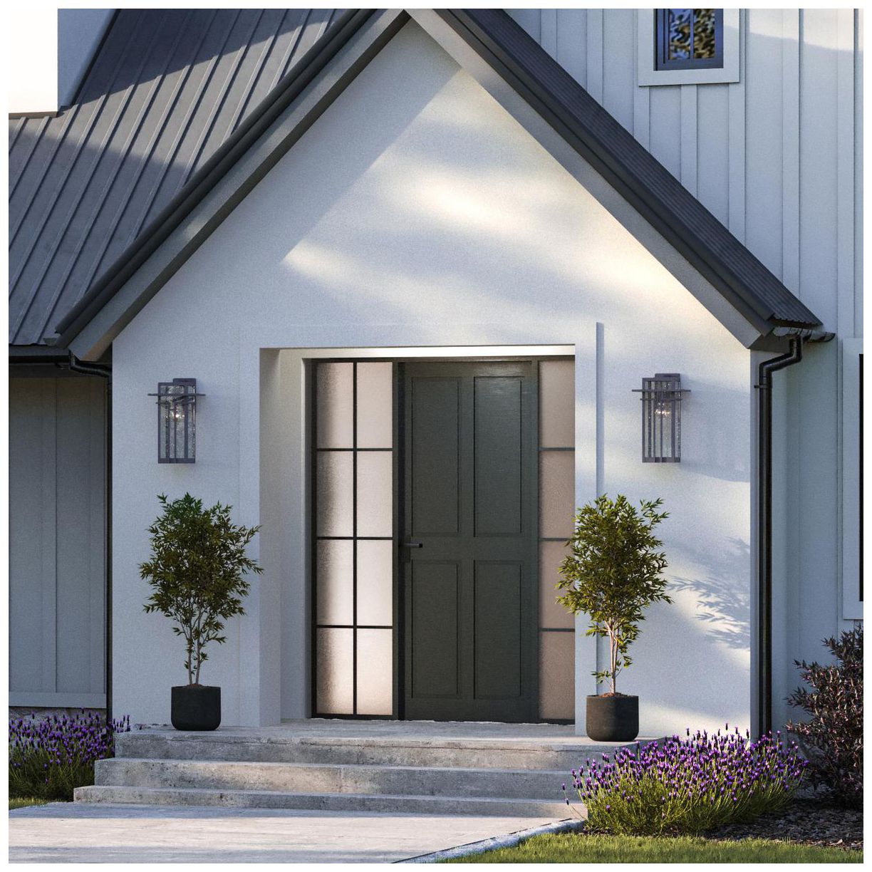 Image 2 Boxwood Collection One-Light Large Wall Lantern more views