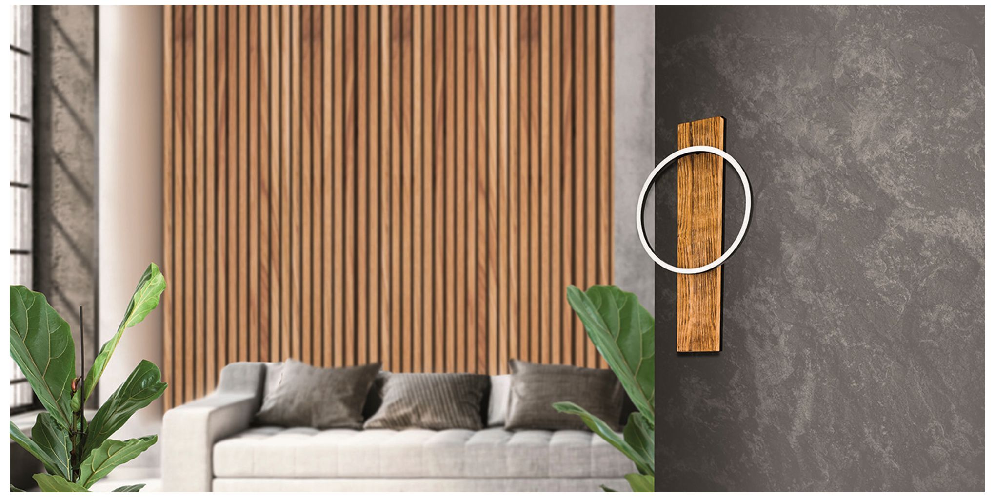 Thumbnail3 of Boyal - 1-Light LED Sconce - Brushed Pine Wood Finish - Black Shade more views