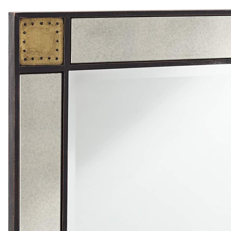 Image 3 Boyd Matte Dark Bronze 32 inch x 38  inch Rectangular Wall Mirror more views