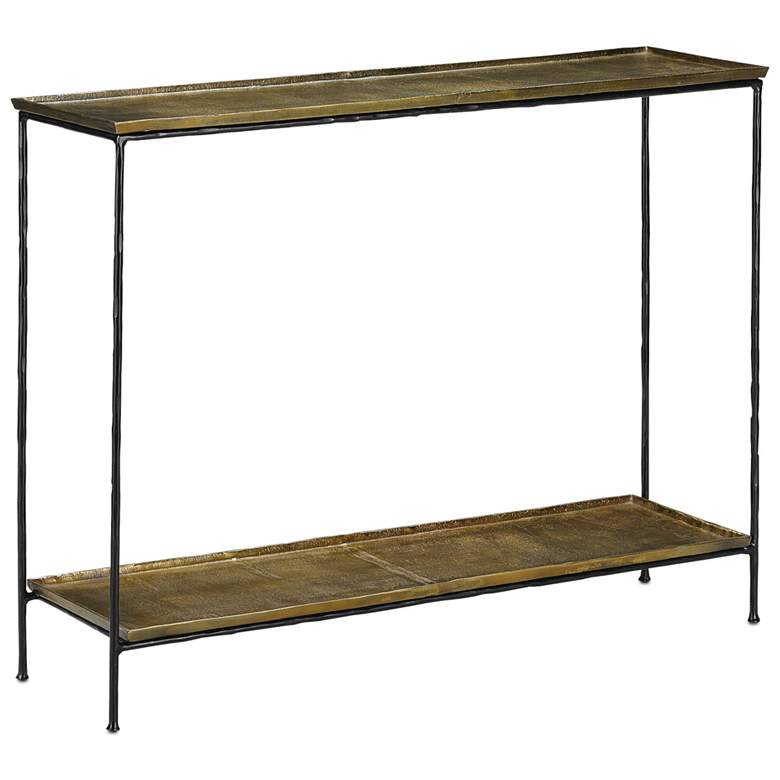 Image 1 Boyles Brass Console Table