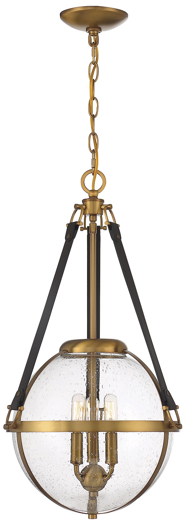 Bozeman 3-Light Pendant in Warm Brass