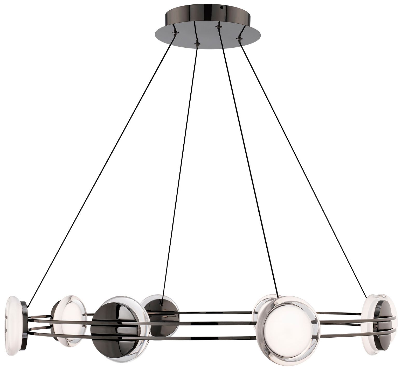 Image 2 Bracelet LED 32 Black Chrome Pendant more views