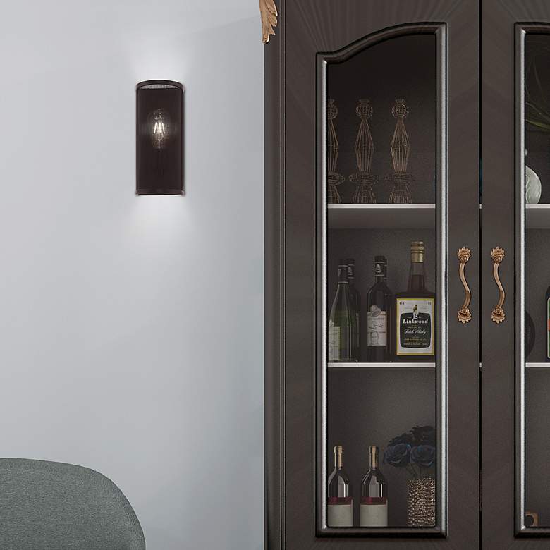 Image 6 Braddock 1 Light Bronze ADA Wall Sconce more views